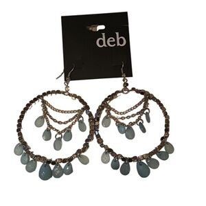 Deb Hoop Earrings Dangle Fishnet hook Earrings‎